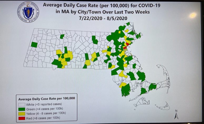 Covid Is Not Going Anywhere New Map Highlights High Risk Mass Communities Boston News Weather Sports Whdh 7news