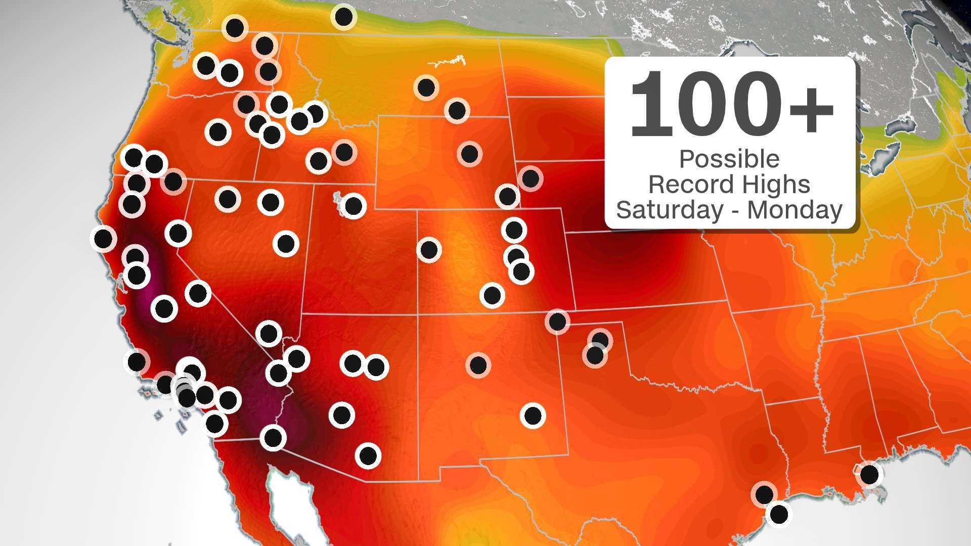 Over 50 million people will be under extreme heat alerts this holiday ...