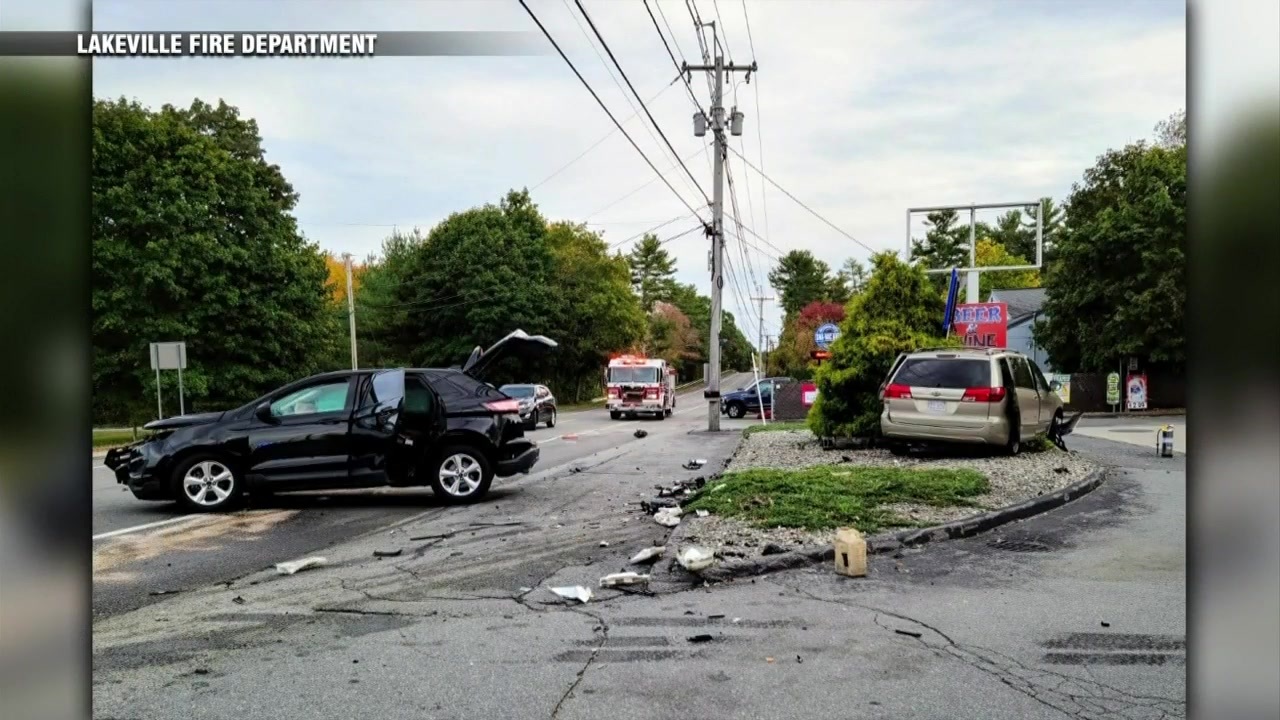 Man hospitalized following serious crash at Lakeville gas station