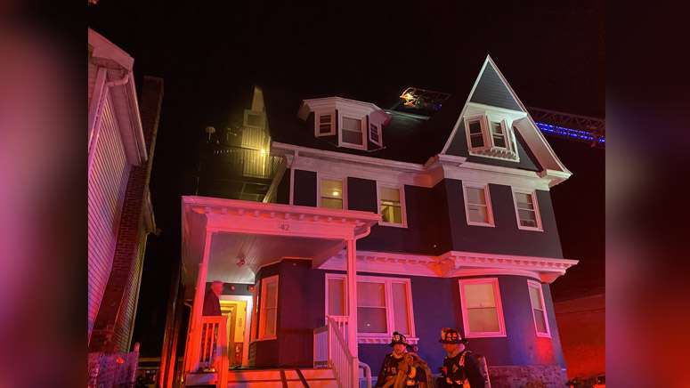 17 people displaced after Hyde Park home goes up in flames - Boston ...