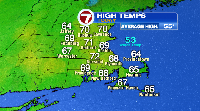 Unseasonably Warm Air Sticks Around Through Weekend - Boston News ...