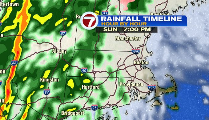 Heavy Rain and Gusty Winds Sunday Evening - Boston News, Weather ...