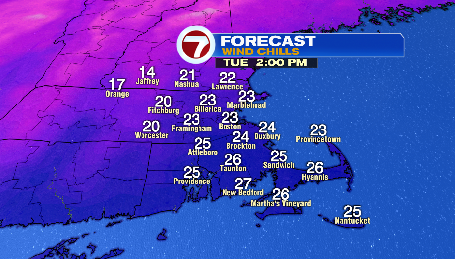 Chilly Next Couple of Days, Morning Showers New Year’s Eve Boston News, Weather, Sports WHDH