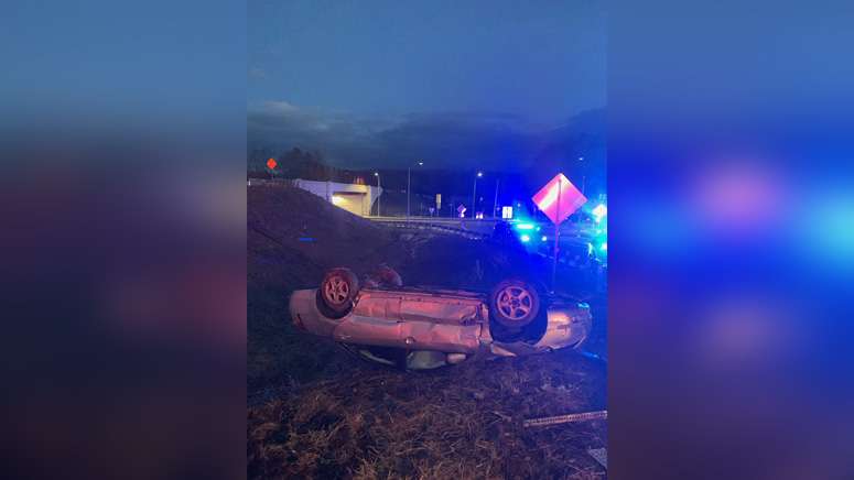 Person hospitalized following rollover crash in Millbury - Boston News ...