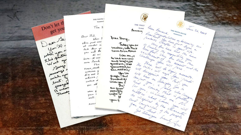 Read The Letters Outgoing Presidents Left For Their Successors In The Oval Office Boston News Weather Sports Whdh 7news