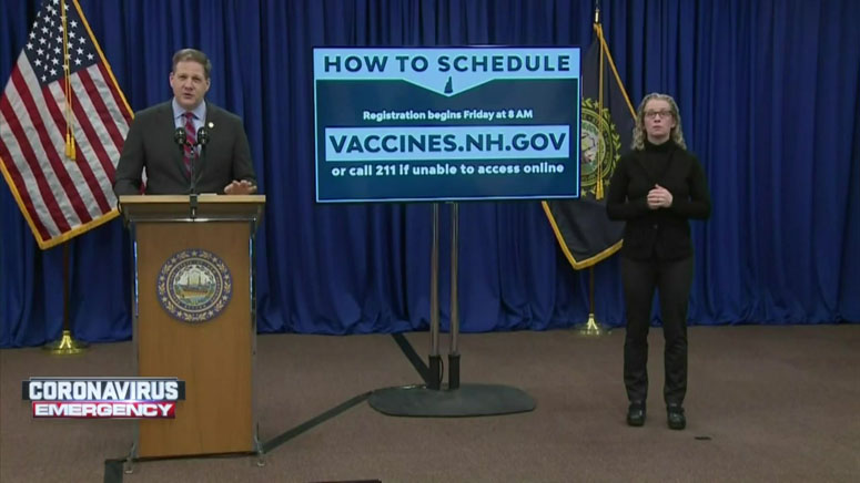 New Hampshire prepares for vaccine registration crush ...