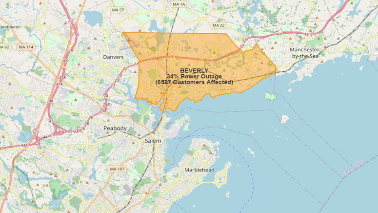Thousands without power in Beverly – Boston News, Weather, Sports | WHDH  7News