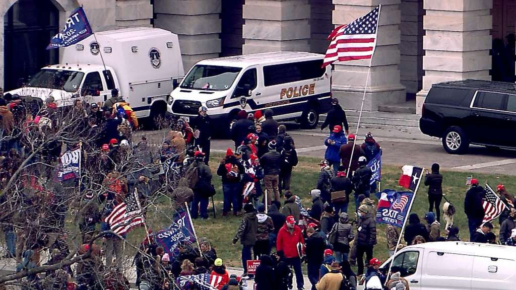 Pro-Trump protesters