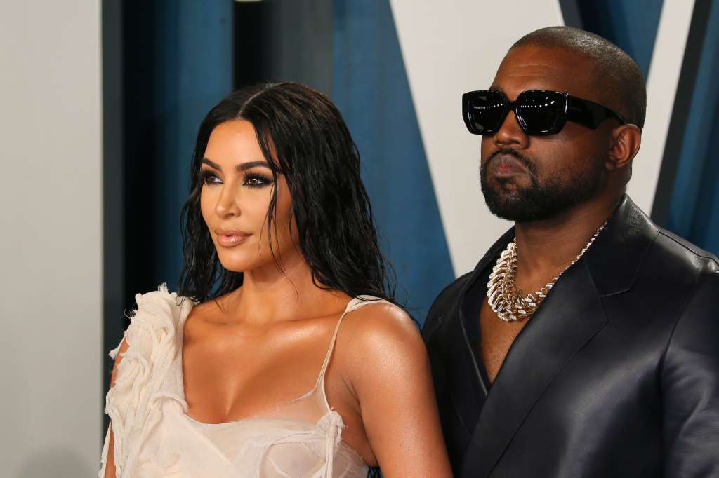 Kim Kardashian and Kanye West