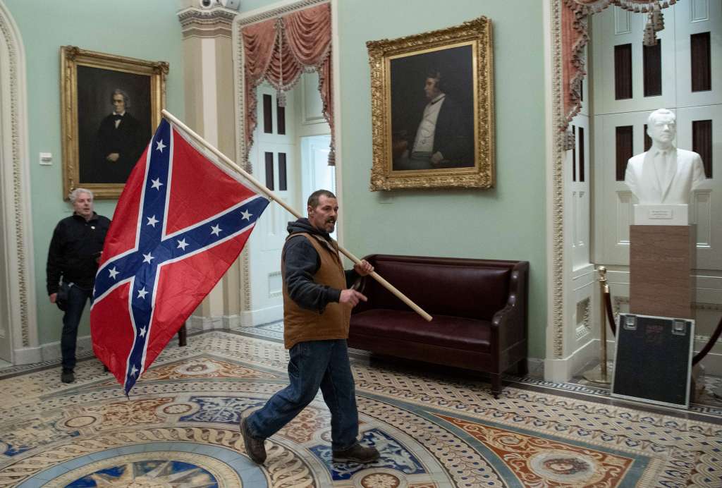 US Capitol Confederate Flags
