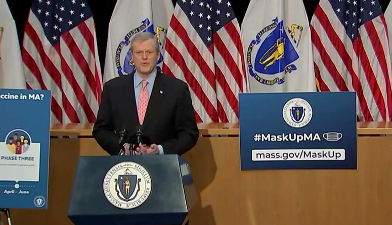 Baker announces start date for second phase of vaccination as state plans to open dozens of public websites – Boston News, Weather, Sports