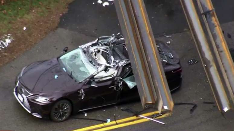 Driver recovering, police investigating after car crashes into truck ...