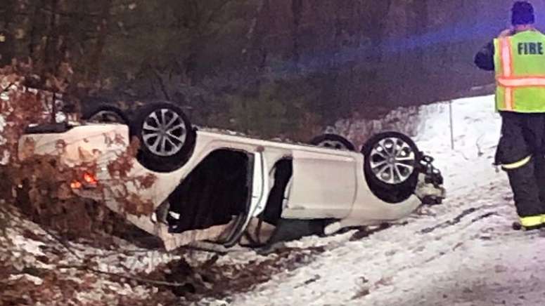Police investigating rollover crash on Route 3 in Hingham - Boston News ...