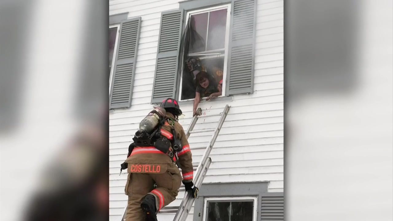 Fire officials investigating NH house fire that left woman, 2 children