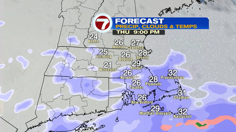 Plowable Snow Thursday Friday Boston News Weather Sports Whdh 7news