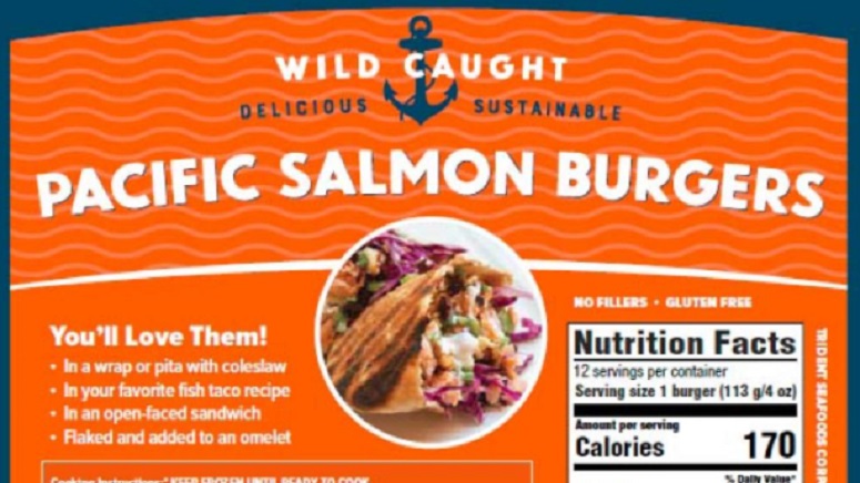 Trident recalls Costco salmon burgers