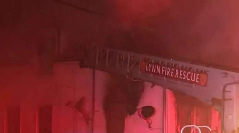 Firefighters battle wind-fueled house fire in Lynn - Boston News ...