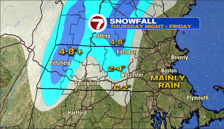 8 inches of snow expected to fall in parts of Mass. during spring storm ...