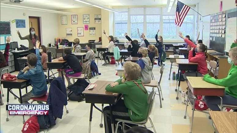 Many Mass. elementary school students return to class for full in ...