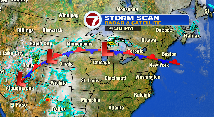 stationary front picture