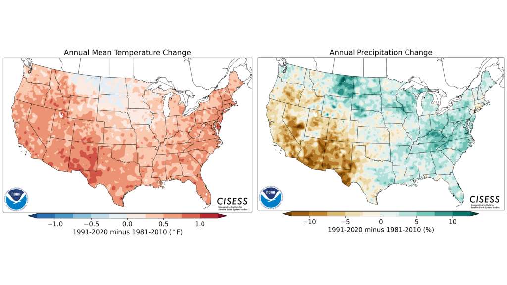 NOAA new normals