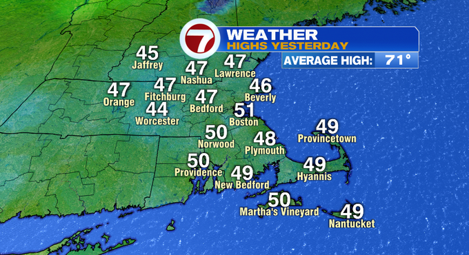 Wet & Breezy Sunday, Morning Showers for Memorial Day - Boston News ...