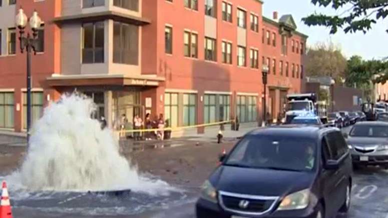 Crews repair water main break that flooded streets in Roxbury - Boston ...