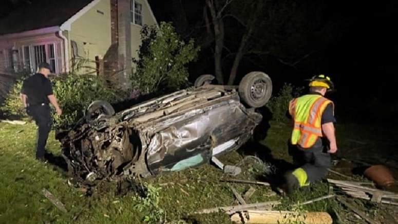 Police: Drunken driver struck utility pole, fence, pine tree, home in ...