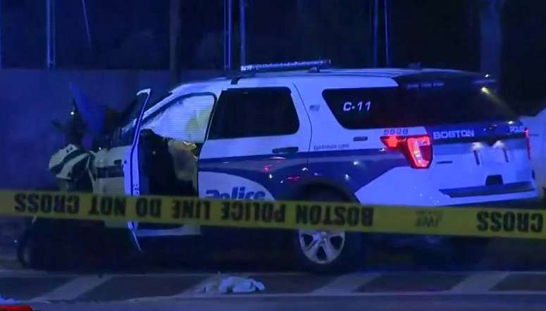 3 hospitalized following crash involving Boston police cruiser in ...