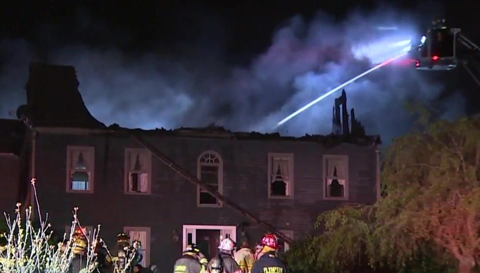 Crews bring in nearly 34,000 gallons of water to battle Plympton house