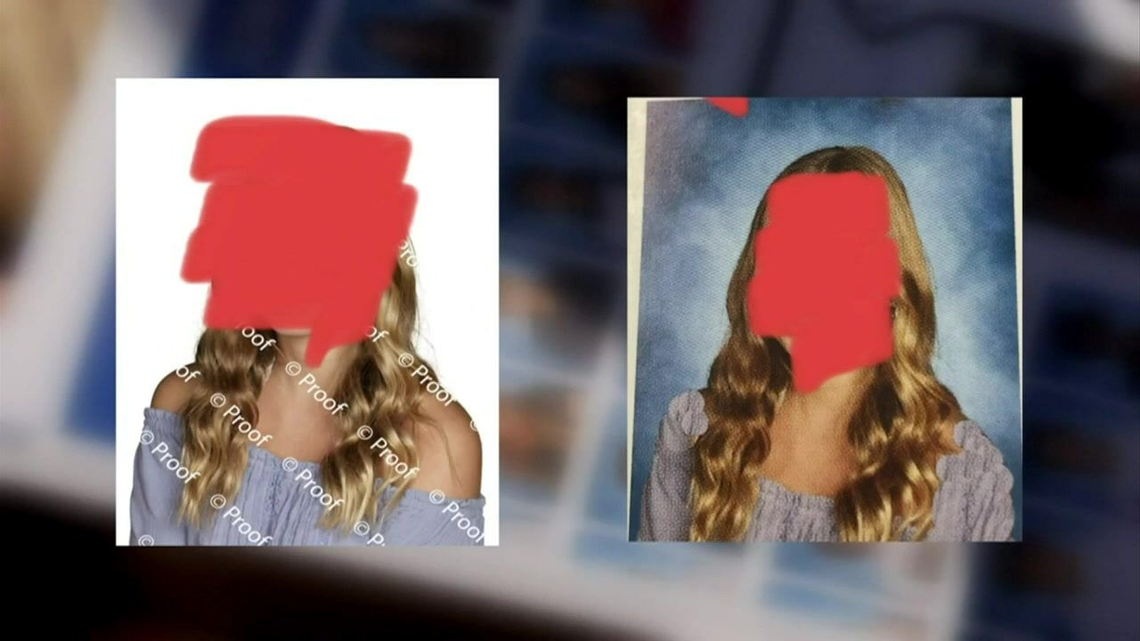 high school yearbook photos altered