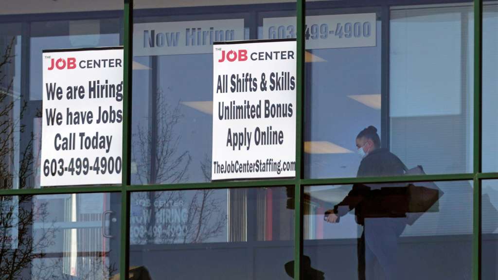 Job Center sign