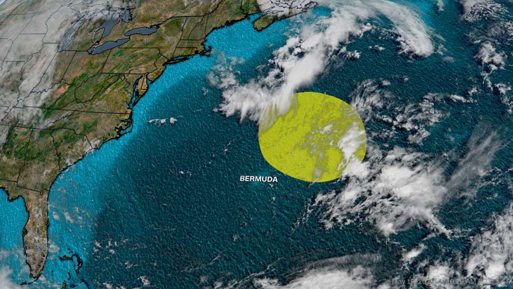 Developing weather system