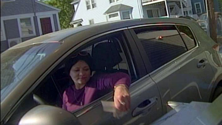 Ipswich police seek help identifying woman who allegedly broke into car, tried to cash check ...