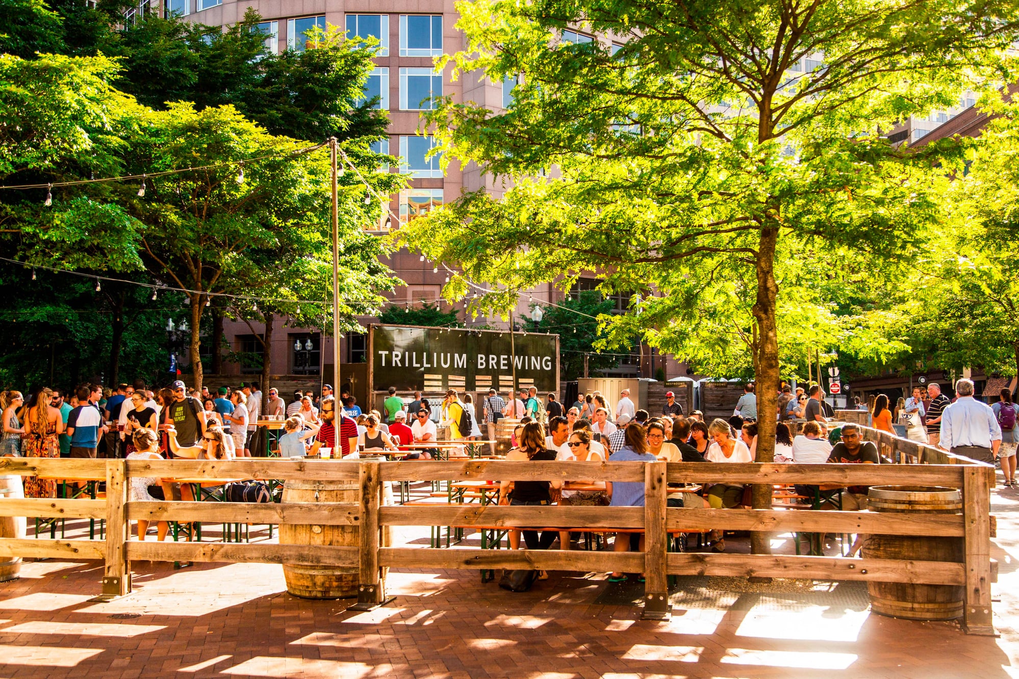 Trillium’s beer garden on Greenway in Boston reopening Thursday