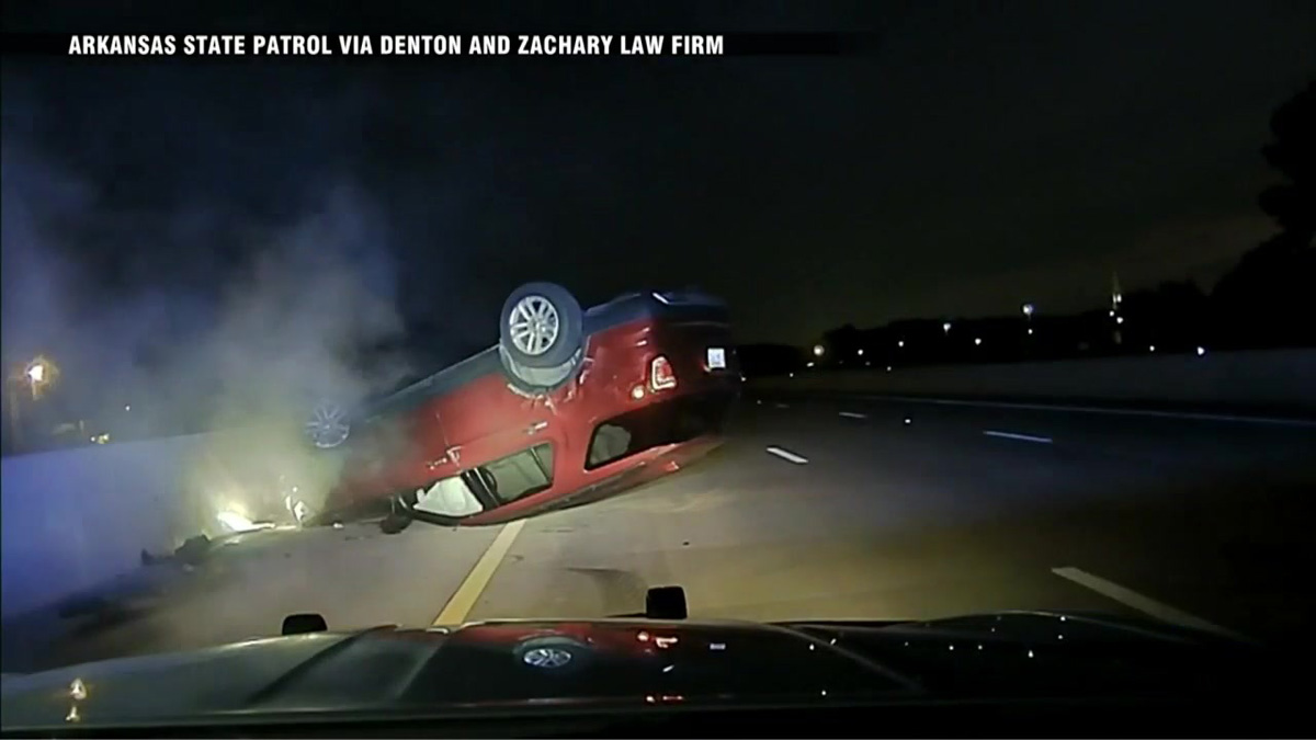 Trooper Sued For Allegedly Causing Pregnant Womans Car To Flip During