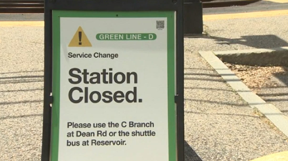 Part of Green Line shut down for shuttle service Boston News, Weather