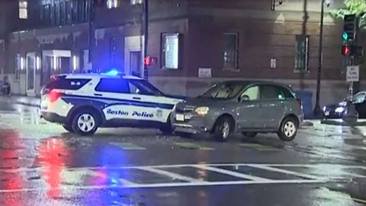 Boston officer hospitalized in cruiser-involved crash - Boston News ...