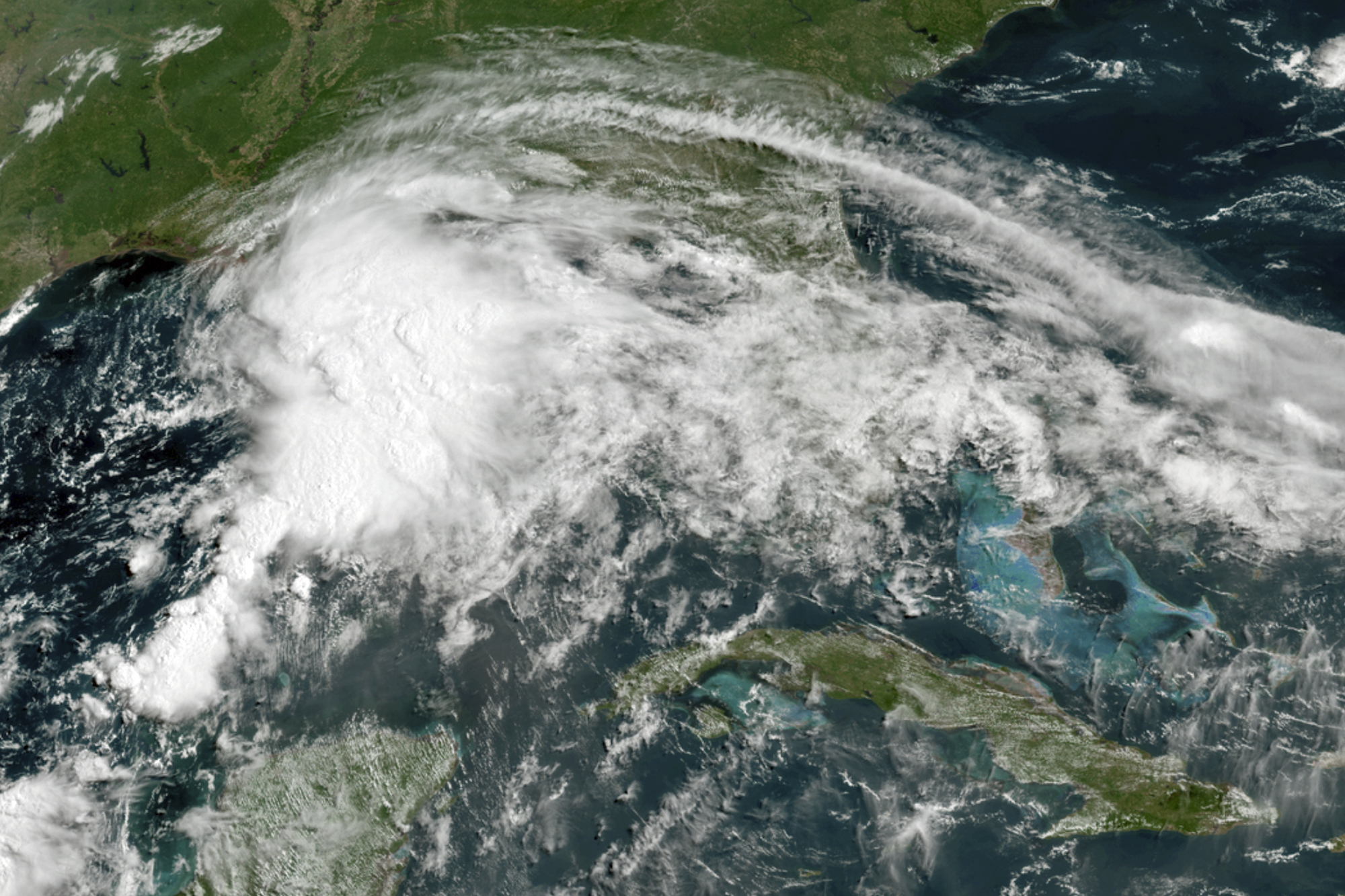 Tropical Storm Claudette Brings Rain Floods To Gulf Coast Boston