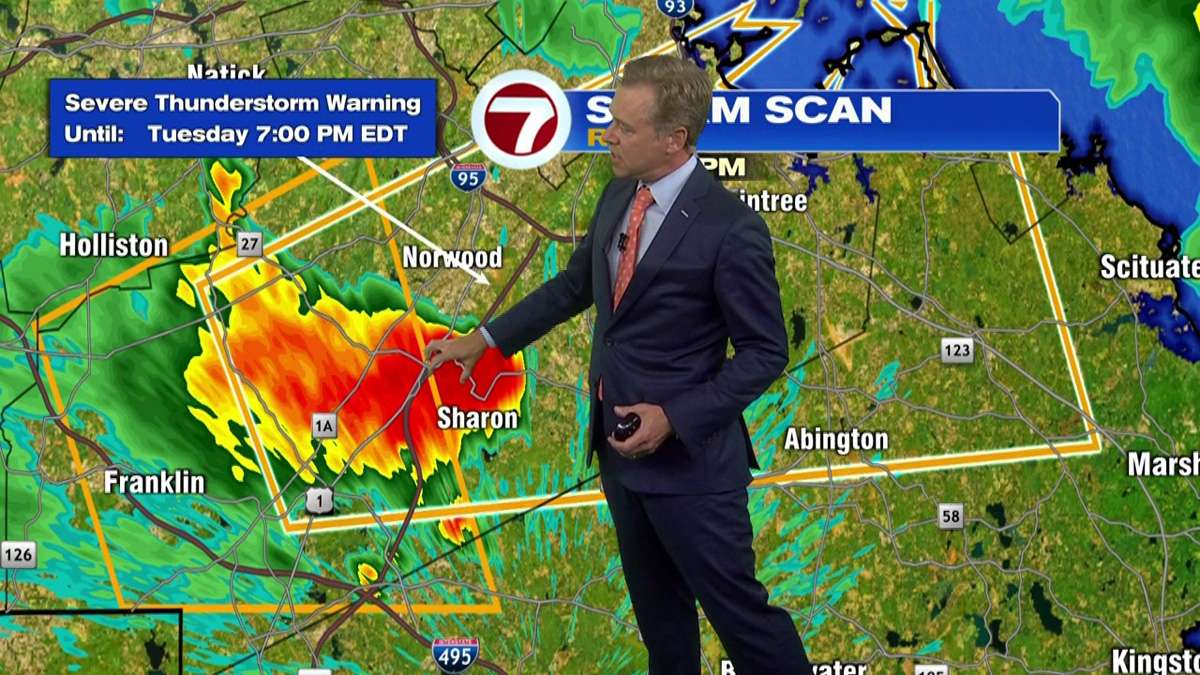 Severe thunderstorm warning issued for parts of Massachusetts - Boston ...