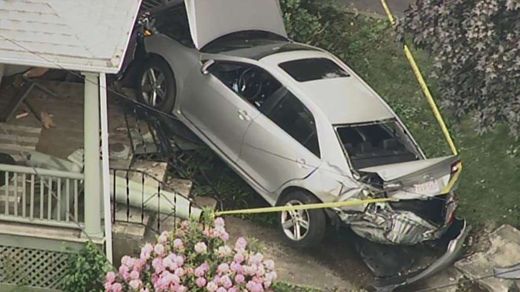 ‘Thanking my lucky stars’ Driver OK after crash sends car barreling