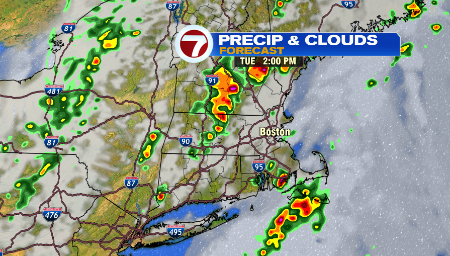 Showers/Storms Tuesday, Great Weather For Rest of Week - Boston News ...
