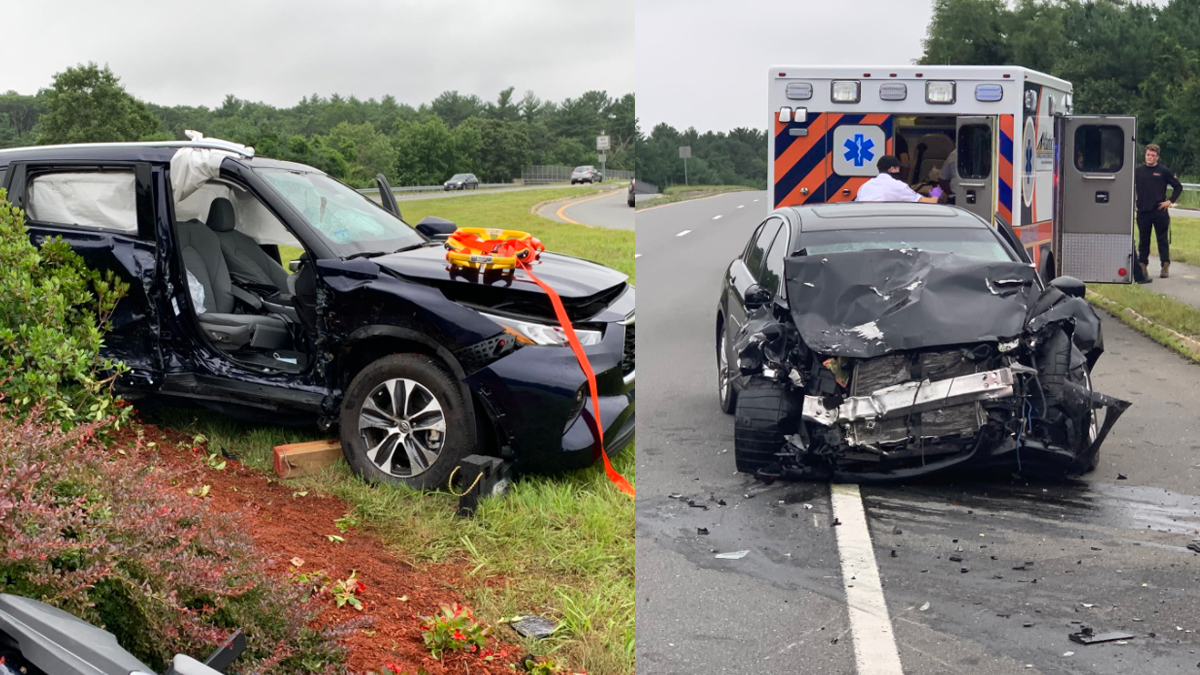 crash leaves 4 injured, 2 critically Boston News, Weather
