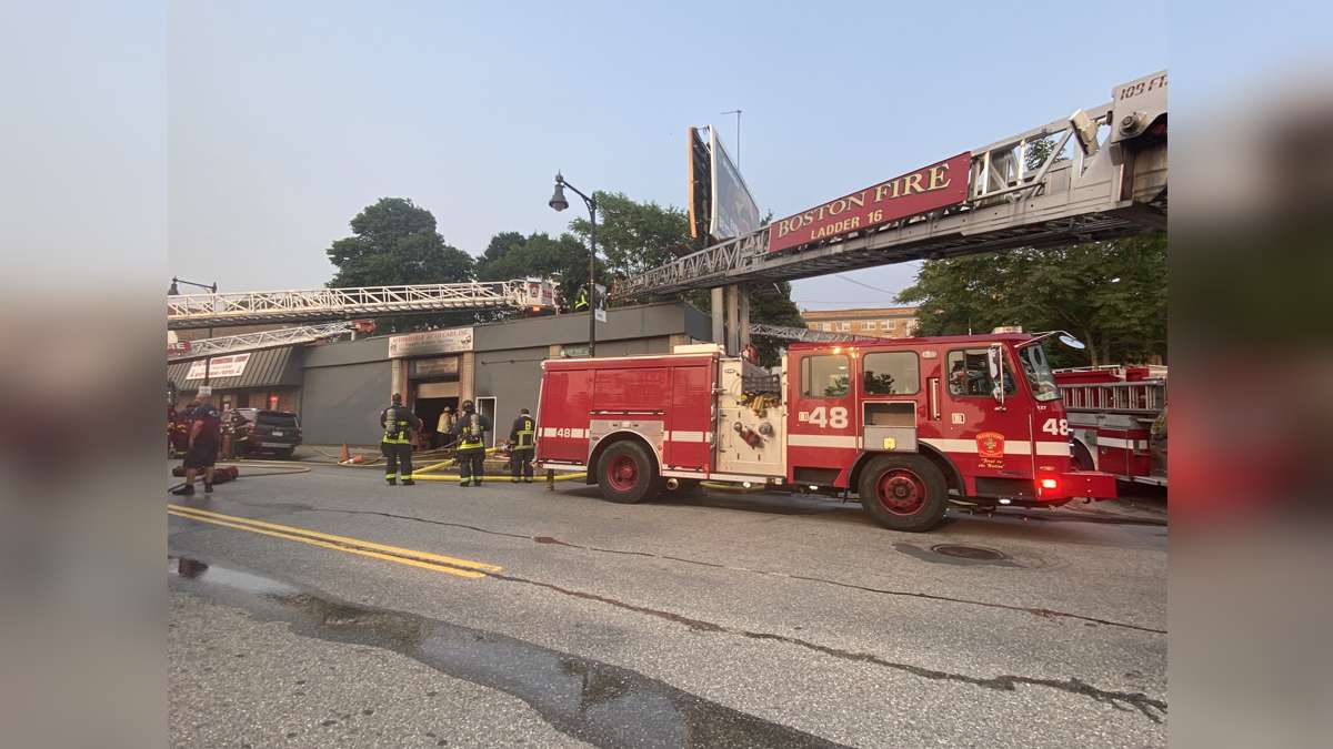 3 cars catch fire inside Hyde Park repair shop - Boston News, Weather ...