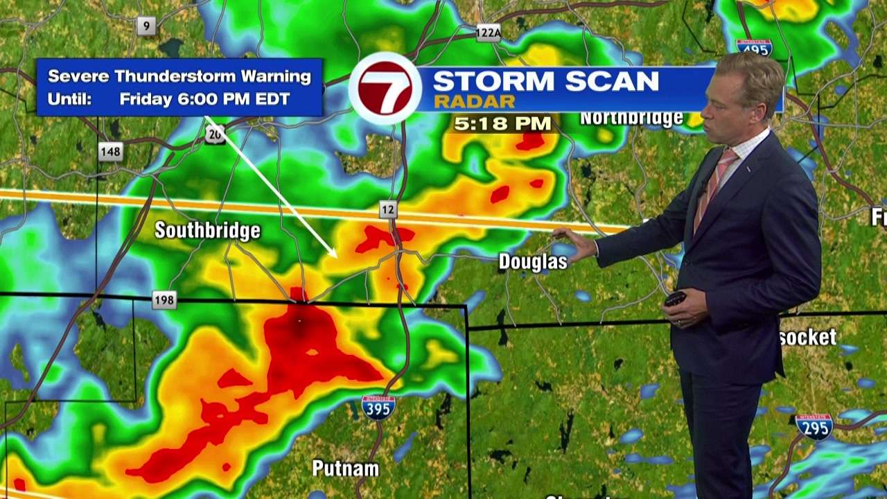 Severe thunderstorm warning issued for parts of Massachusetts - Boston ...