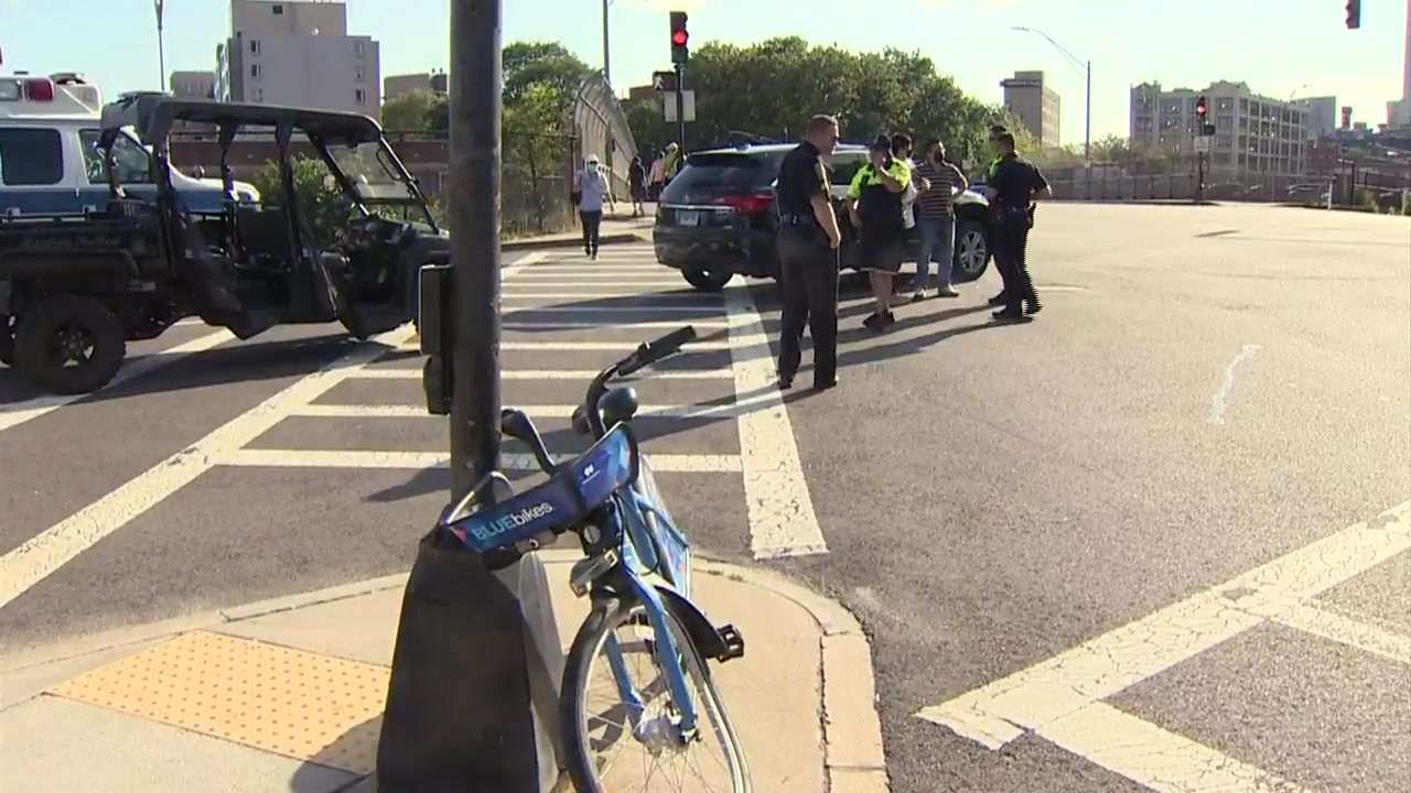 Police investigating after car strikes bicyclist in Boston - Boston ...