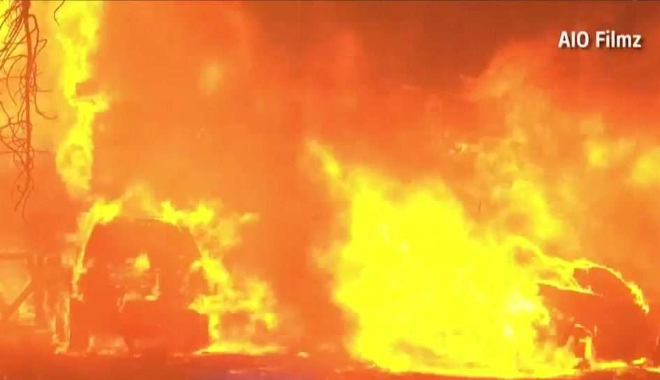 France and Spain battle wildfires as more than 250,000 people are forced to flee homes