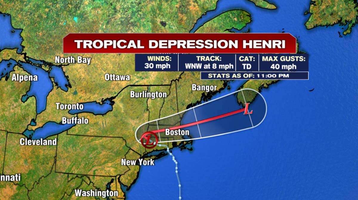 Flood watch issued for parts of Mass. with Henri expected to turn back ...