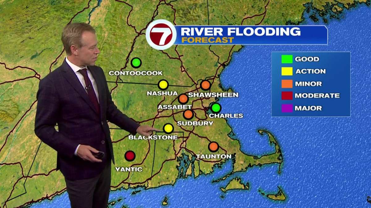 Flood warnings remain in effect for much of the Bay State after ...