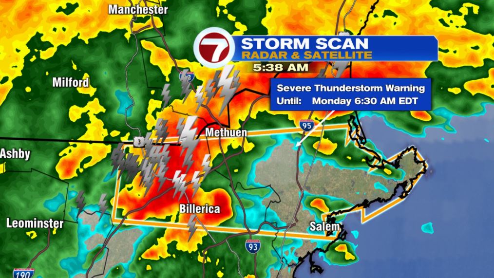 Severe thunderstorm warning issued for Middlesex and Essex ...